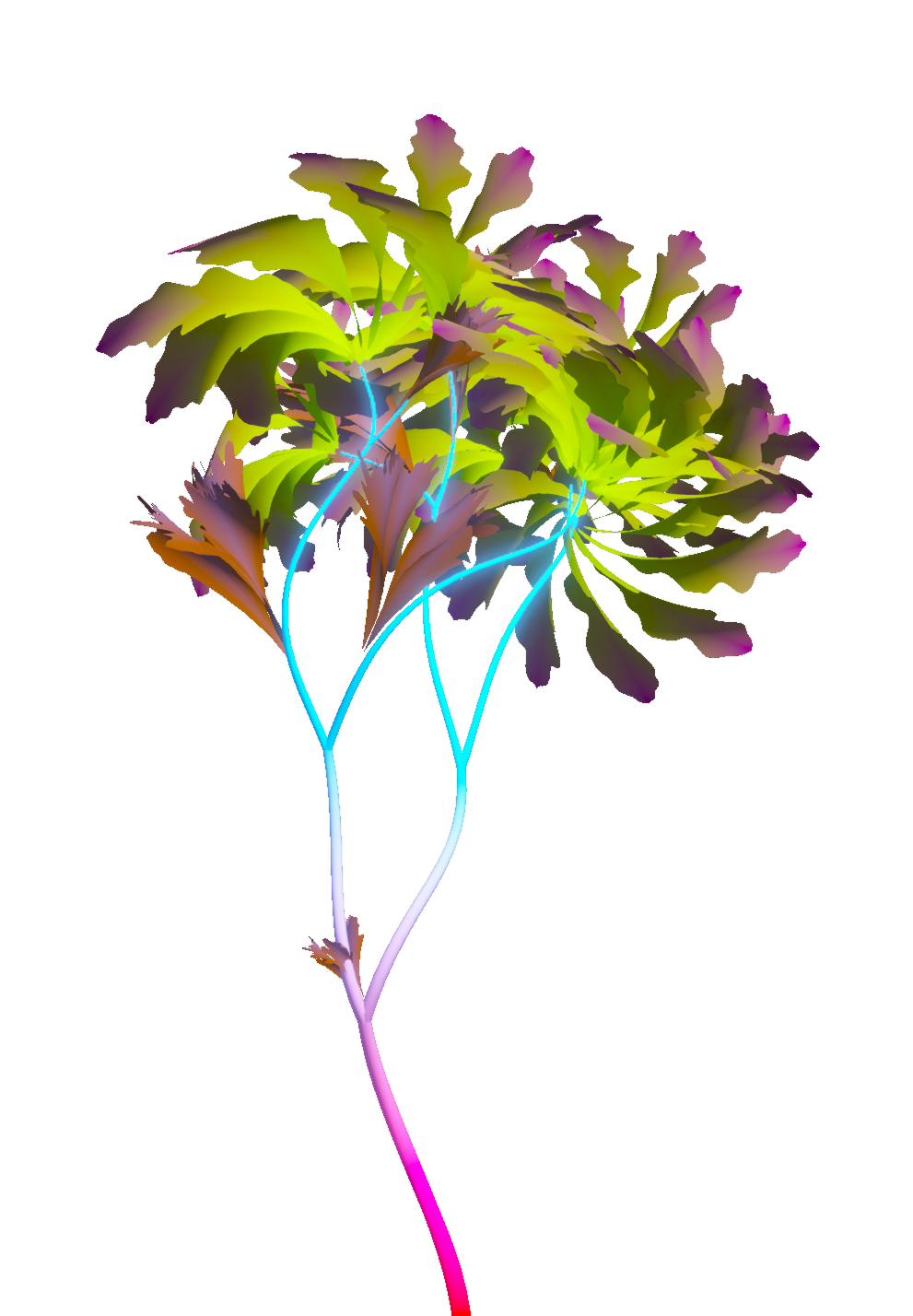 Left flower